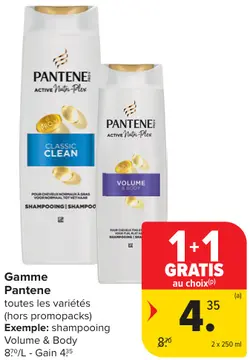 Offre: Gamme Pantene