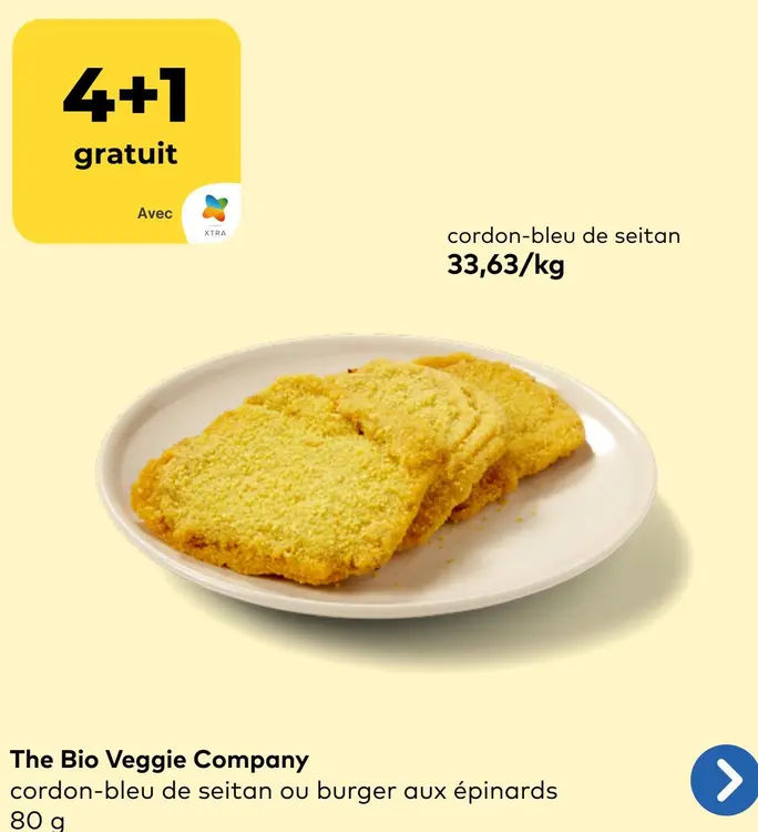 Offre: The Bio Veggie Company cordon-bleu de seitan