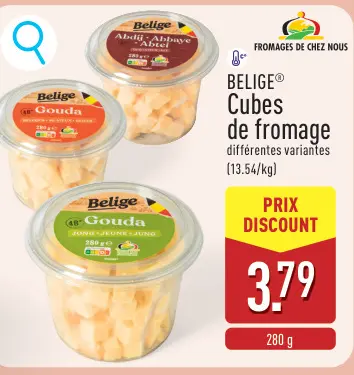 Offre: Cubes de fromage