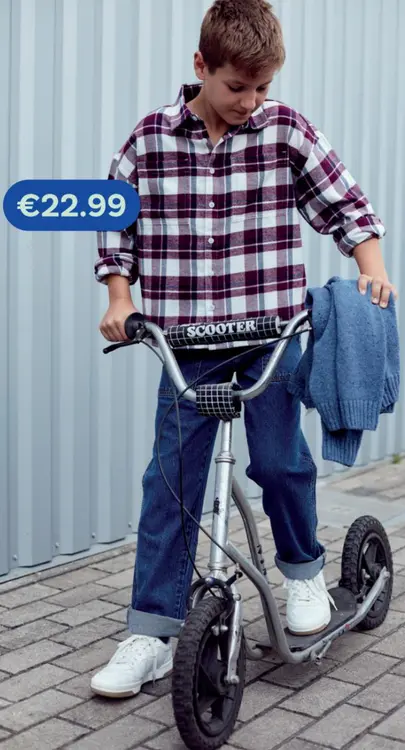 Promotie: Geruit hemd