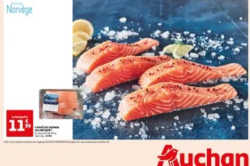 Offre: 4 PAVÉS DE SAUMON ATLANTIQUE