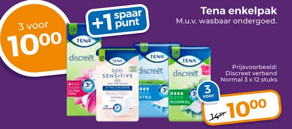 Aanbieding: Tena enkelpak