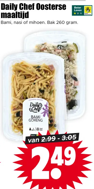 Aanbieding: Oosterse maaltijd