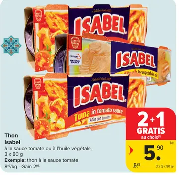 Offre: Thon Isabel