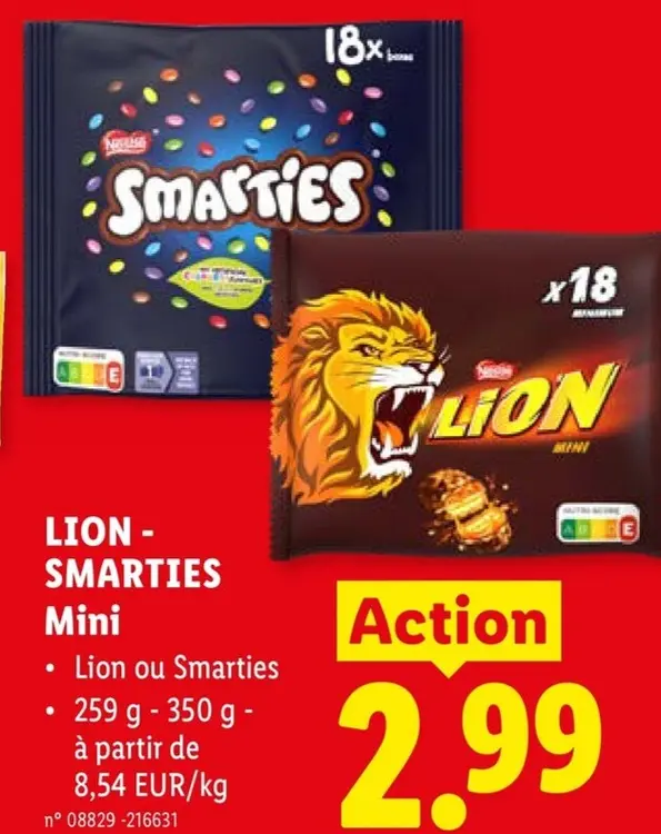 Offre: Lion - Smarties Mini