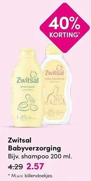 Aanbieding: Babyverzorging