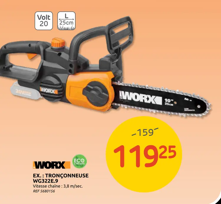 Offre: Tronçonneuse wg322e.9
