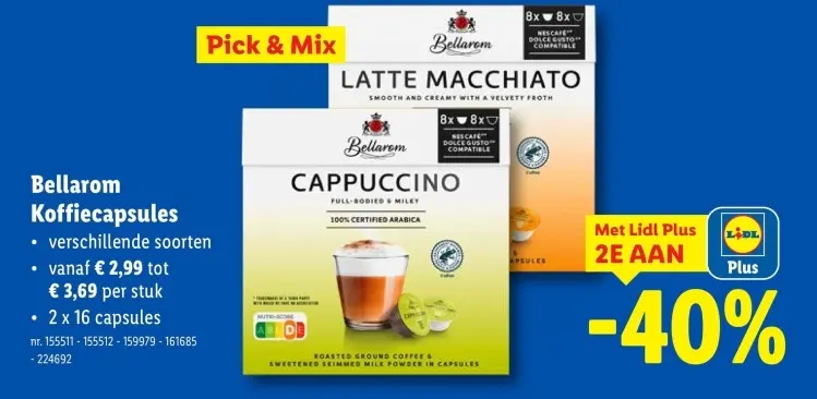 Promotie: Koffiecapsules