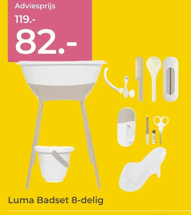Aanbieding: Luma Badset 8-delig