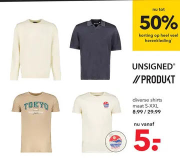 Aanbieding: diverse T-shirts