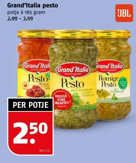 Aanbieding: Pesto