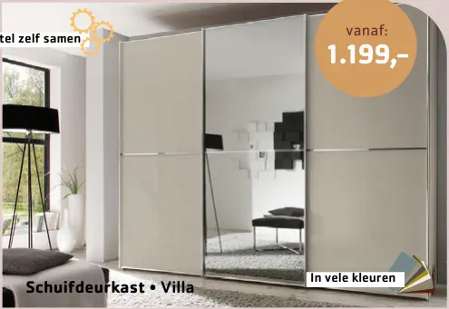 Promotie: Schuifdeurkast Villa