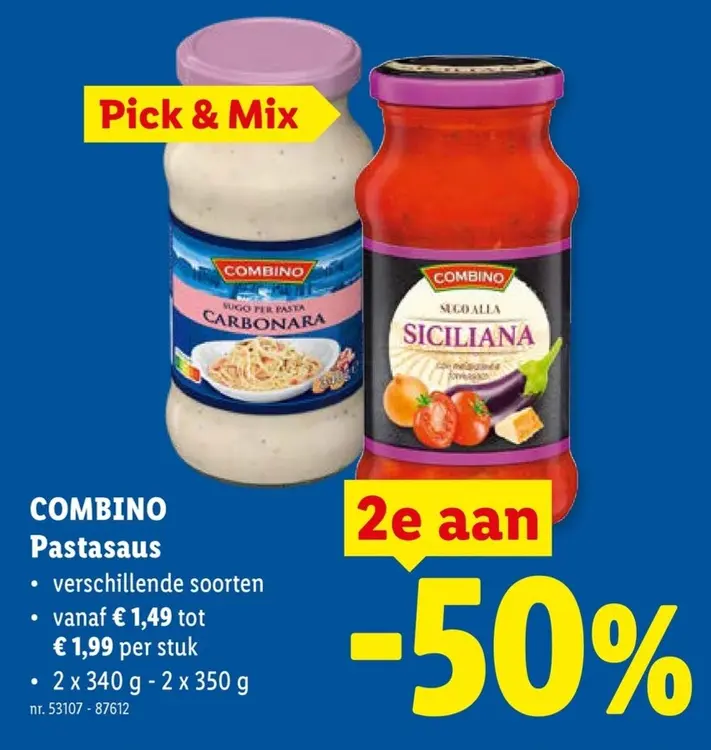 Promotie: Pastasaus