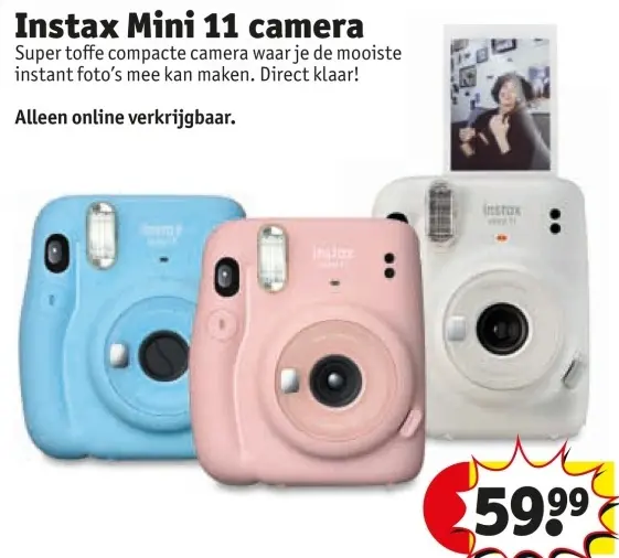 Aanbieding: Instax Mini 11 camera