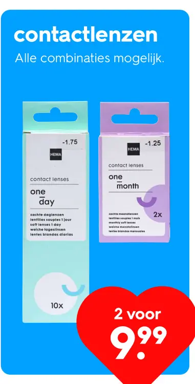 Promotie: Contactlenzen