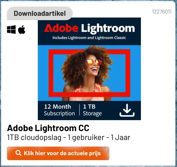 Promotie: Adobe Lightroom CC