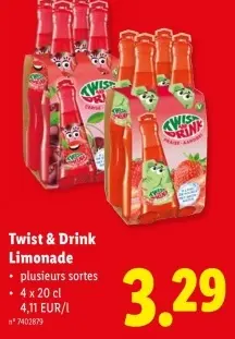 Offre: Twist & Drink Limonade