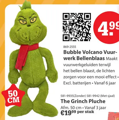 Aanbieding: The Grinch Pluche