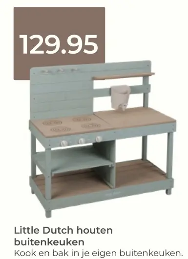 Aanbieding: houten buitenkeuken