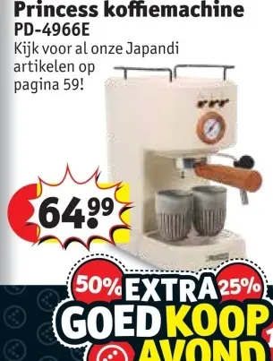 Promotie: koffiemachine
