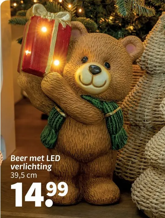 Promotie: Beer met LED verlichting