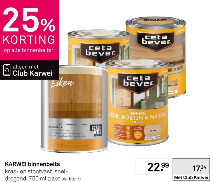 Aanbieding: Binnenbeits
