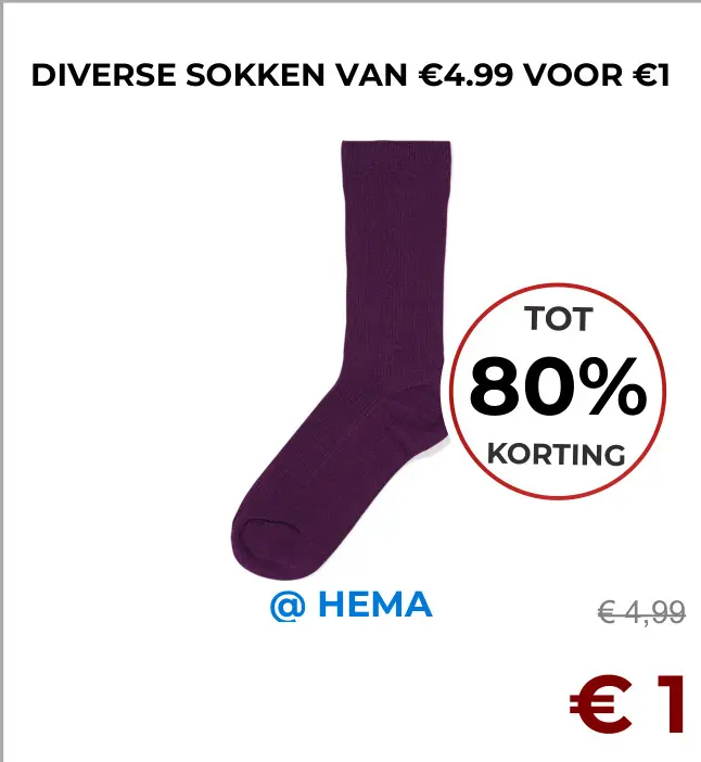 Aanbieding: Diverse sokken