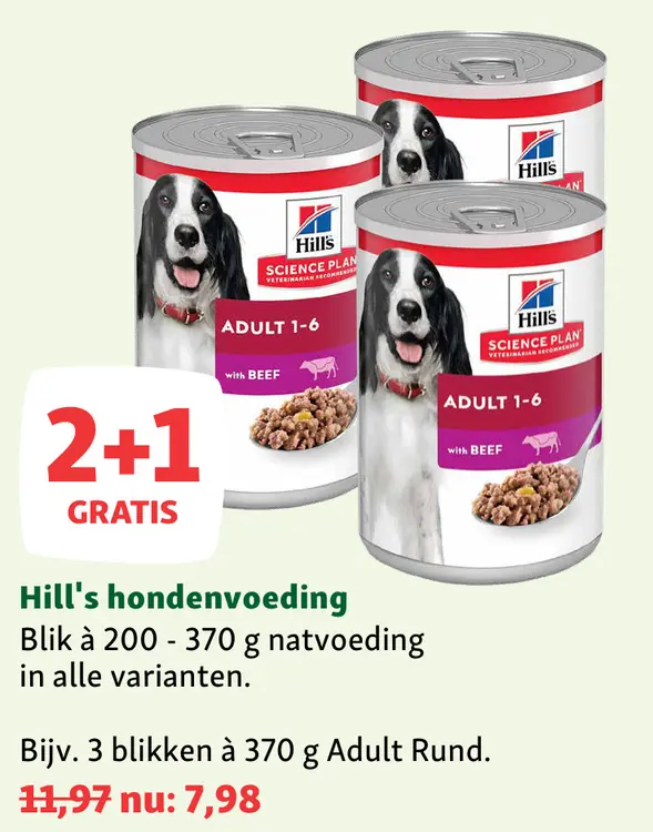 Aanbieding: Hill's hondenvoeding