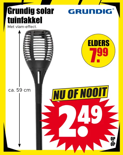 Aanbieding: Solar tuinfakkel