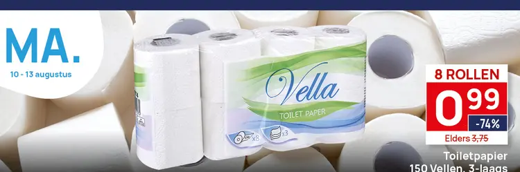 Aanbieding: Toiletpapier