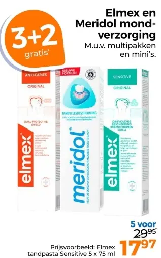 Aanbieding: Elmex en Meridol mondverzorging