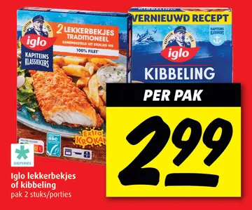 Aanbieding: Lekkerbekjes of kibbeling