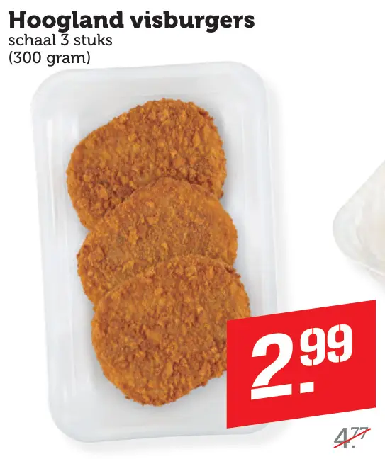 Aanbieding: Hoogland Visburgers