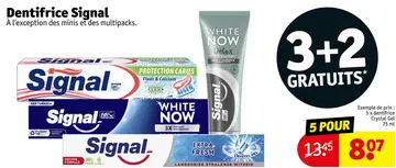 Offre: Dentifrice Signal