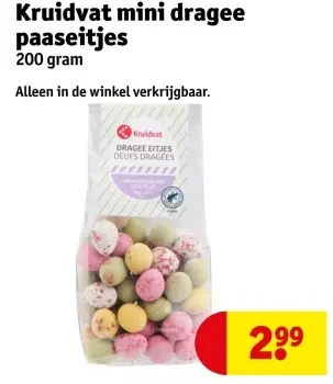 Aanbieding: mini dragee paaseitjes