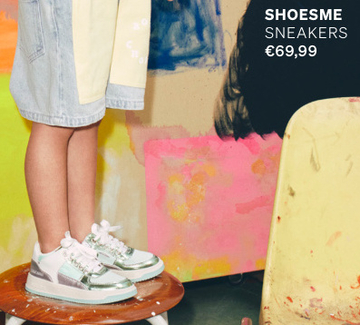 Aanbieding: Shoesme Sneakers groen Leer
