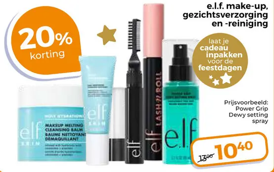 Aanbieding: make-up, gezichtsverzorging en -reiniging