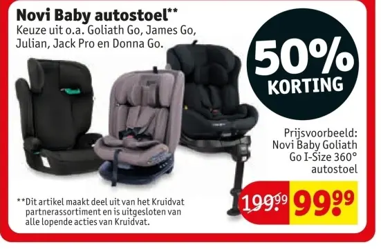 Aanbieding: Novi Baby autostoel
