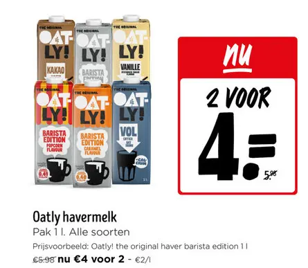 Promotie: Oatly havermelk