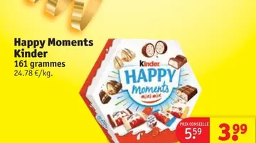 Offre: Happy Moments Kinder