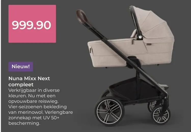 Aanbieding: Nuna Mixx Next compleet