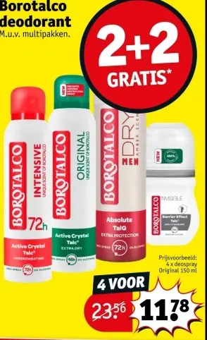 Aanbieding: Borotalco deodorant