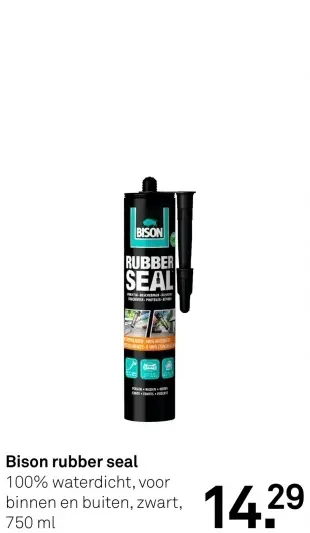 Aanbieding: Bison rubber seal