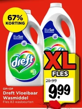 Aanbieding: Dreft Vloeibaar Wasmiddel