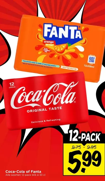 Aanbieding: Coca-Cola of Fanta