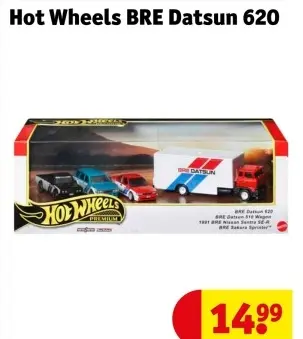 Aanbieding: Hot Wheels BRE Datsun 620