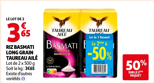 Promotie: Riz basmati long grain