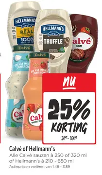 Aanbieding: Calvé of Hellmann's