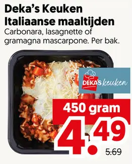 Aanbieding: Italiaanse maaltijden