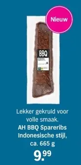 Aanbieding: BBQ Spareribs Indonesische stijl